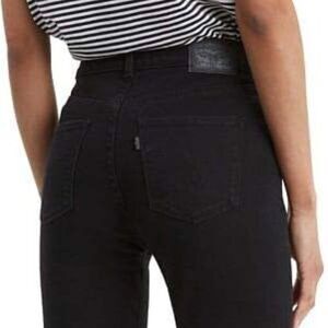 LEVI'S Classic Bootcut Jeans Womens Sz 14 SHORT (32x30) Black Stretch Denim NWT